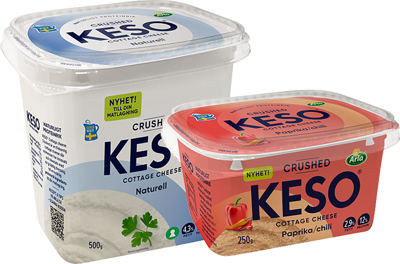 Upptäck KESO® Cottage cheese crushed