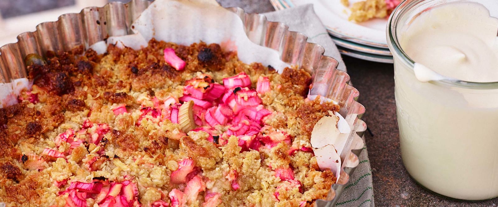 Recept på rabarberpaj