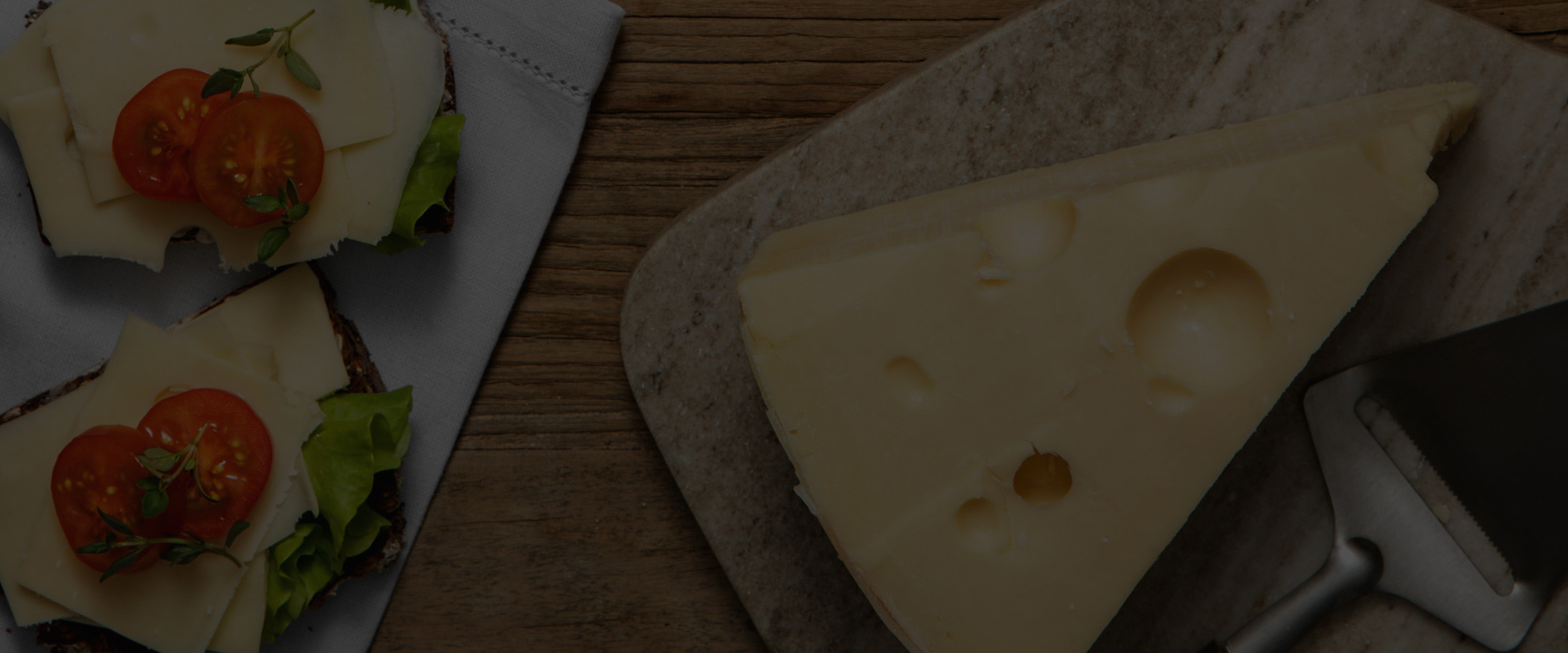 Grevé® ost på en skärbräda 