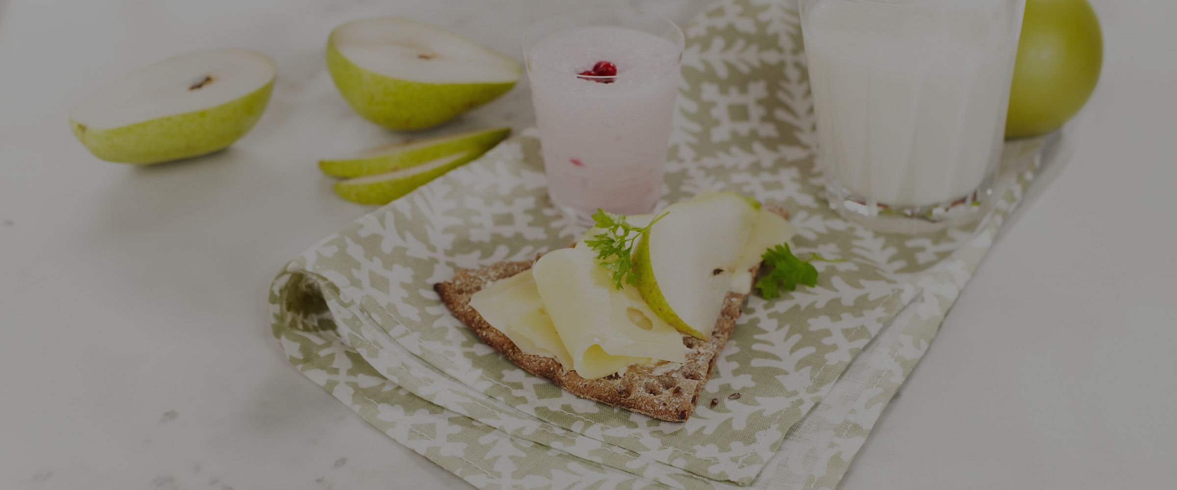 Knäckebröd med ost