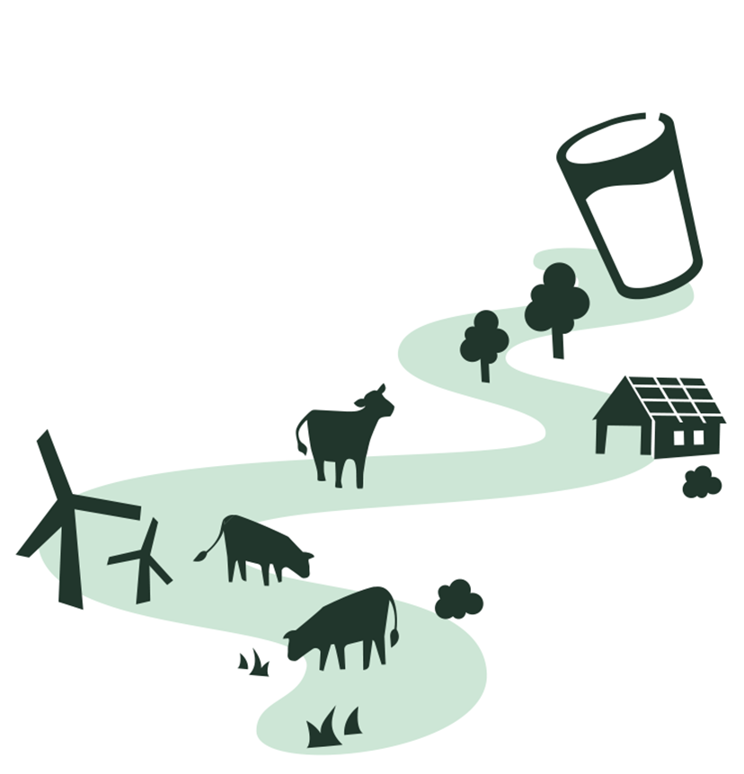 Den här mjölken kommer från kor som bland annat …