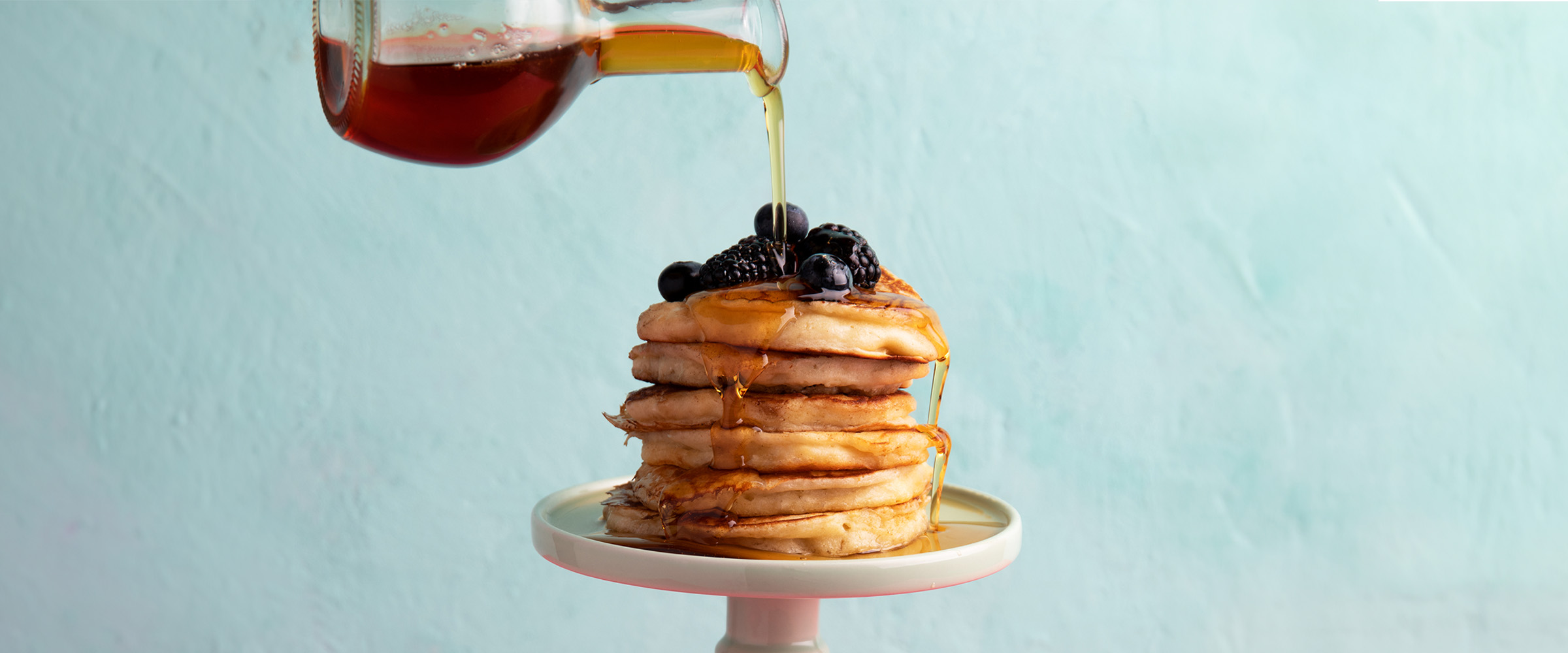 Amerikanska pannkakor med sirap