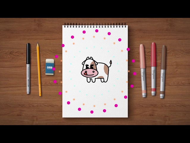 Så ritar du en kossa