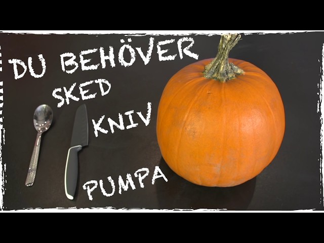 Så gör du en pumpalykta