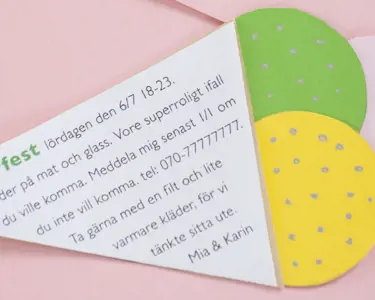 Inbjudningskort kalas
