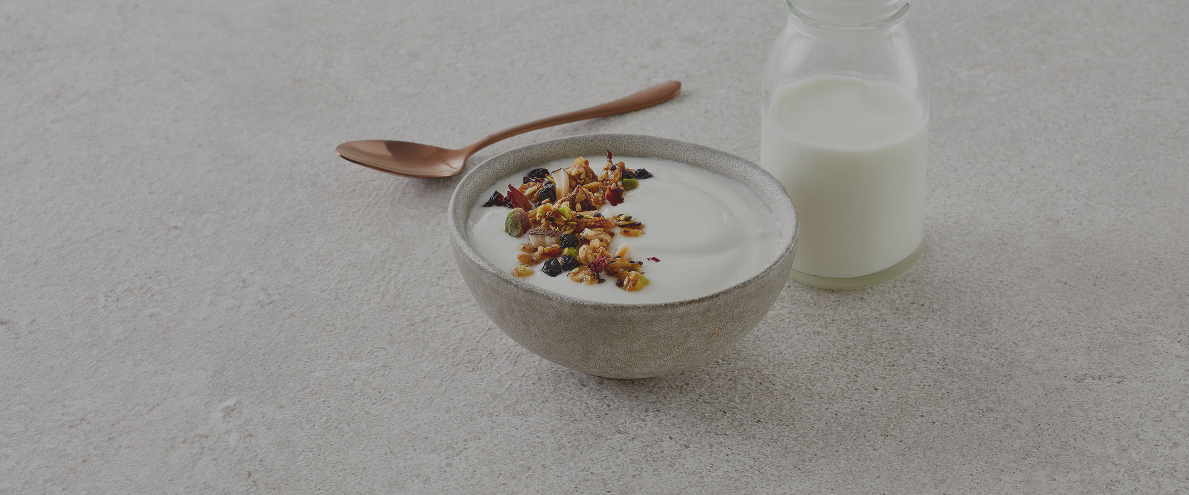 Skål med yoghurt