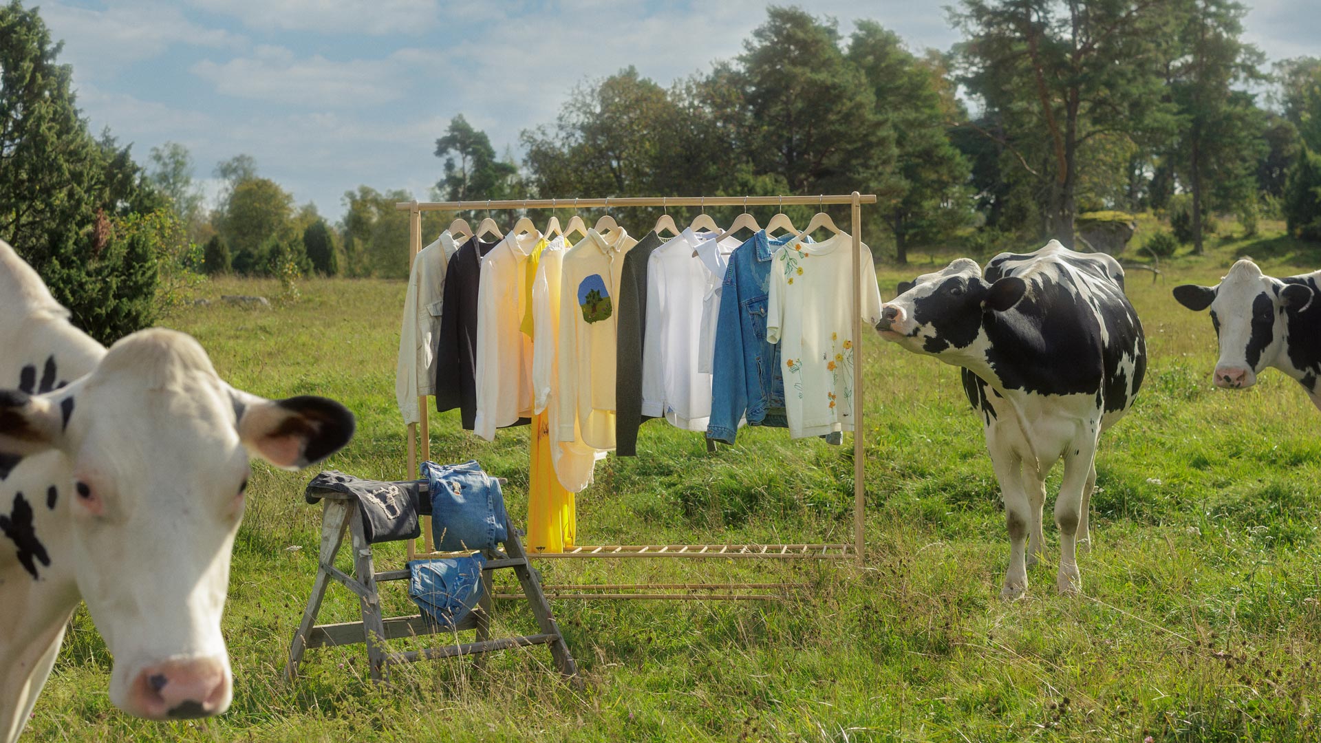 Bregottfabriken kollektionen i en hage