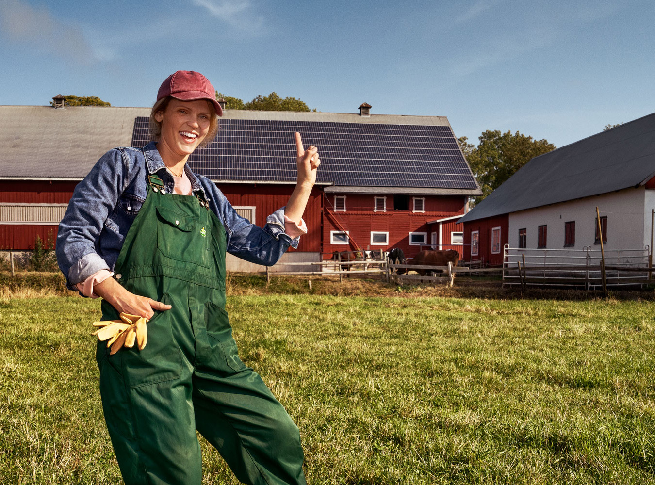 Vi betalar mer till gårdar som drivs med förnybar el