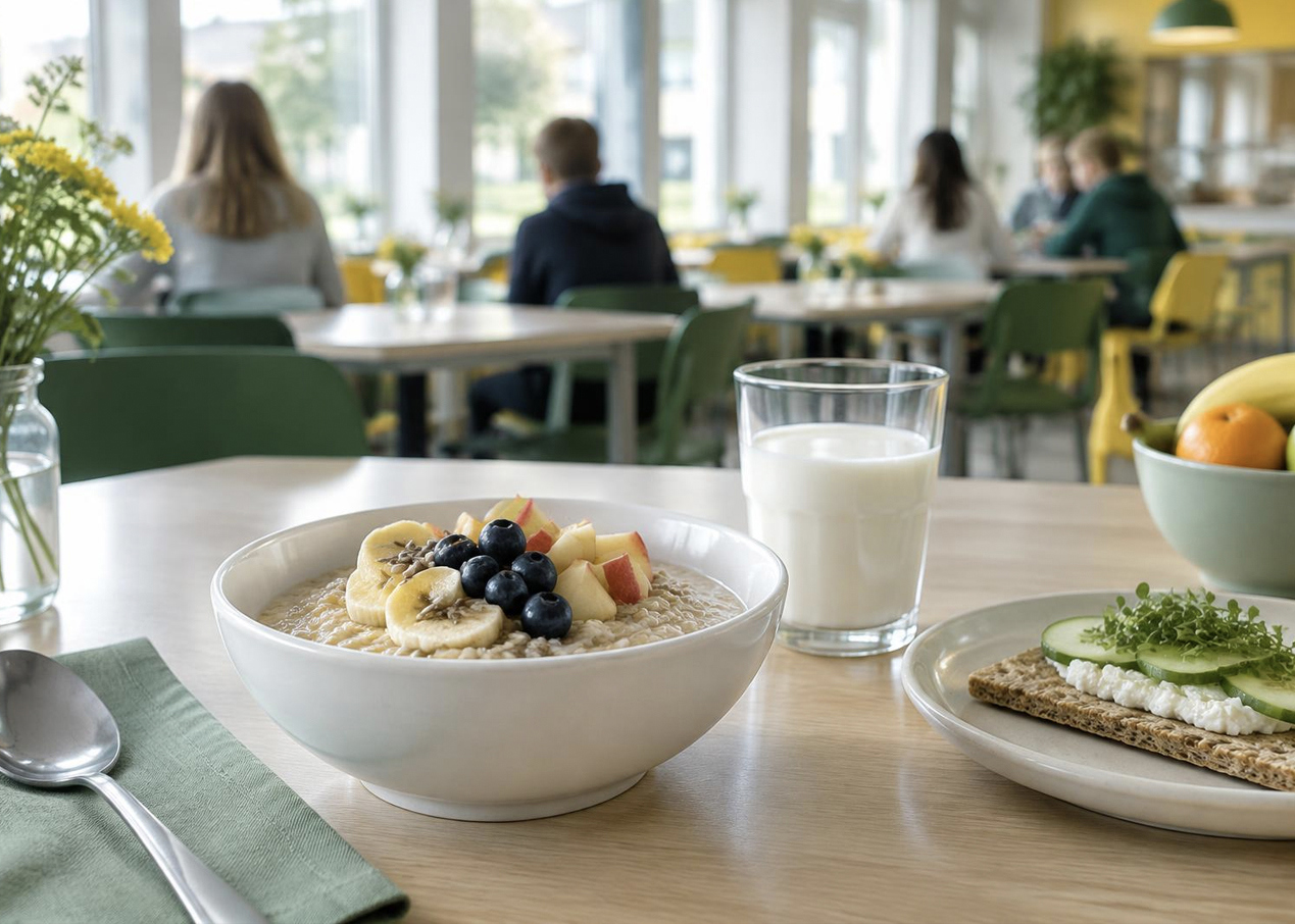 Frukost, sömn och skoldag hänger ihop