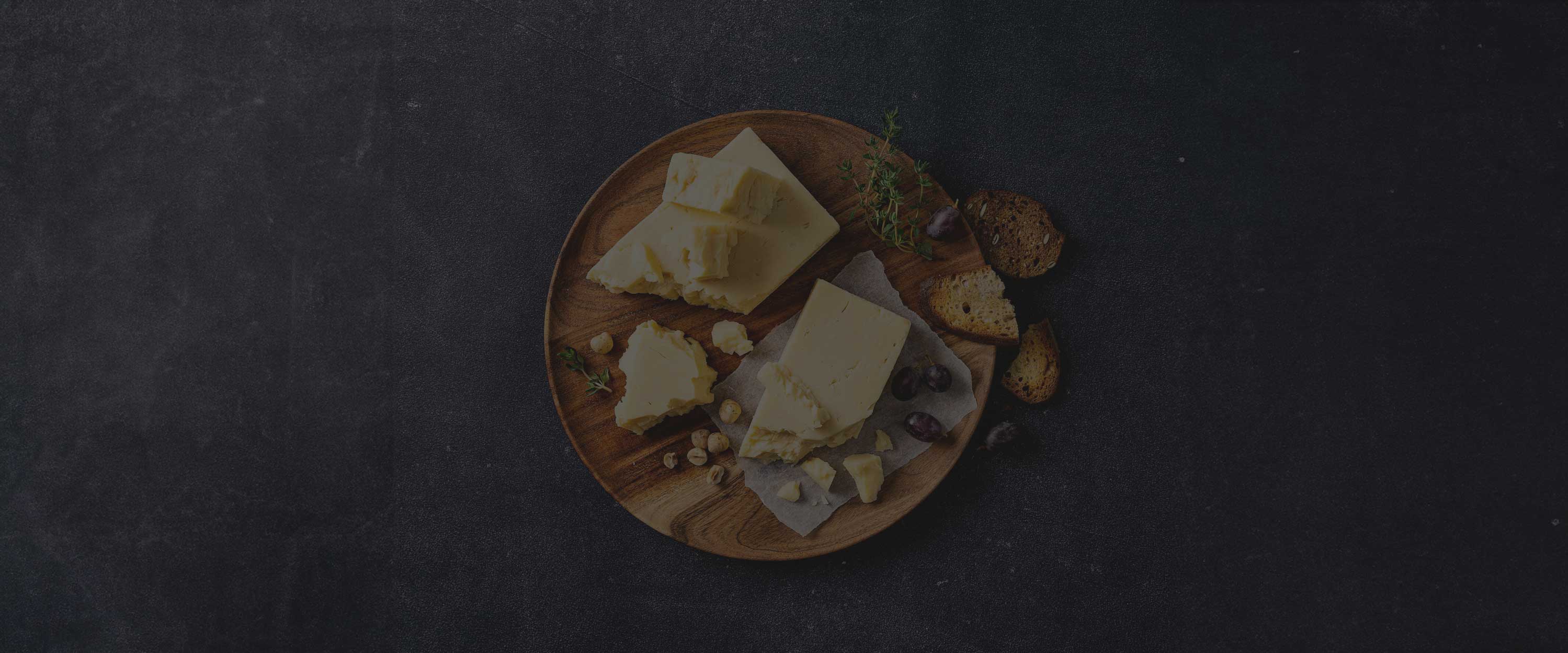 Cheddar med kex och marmelad