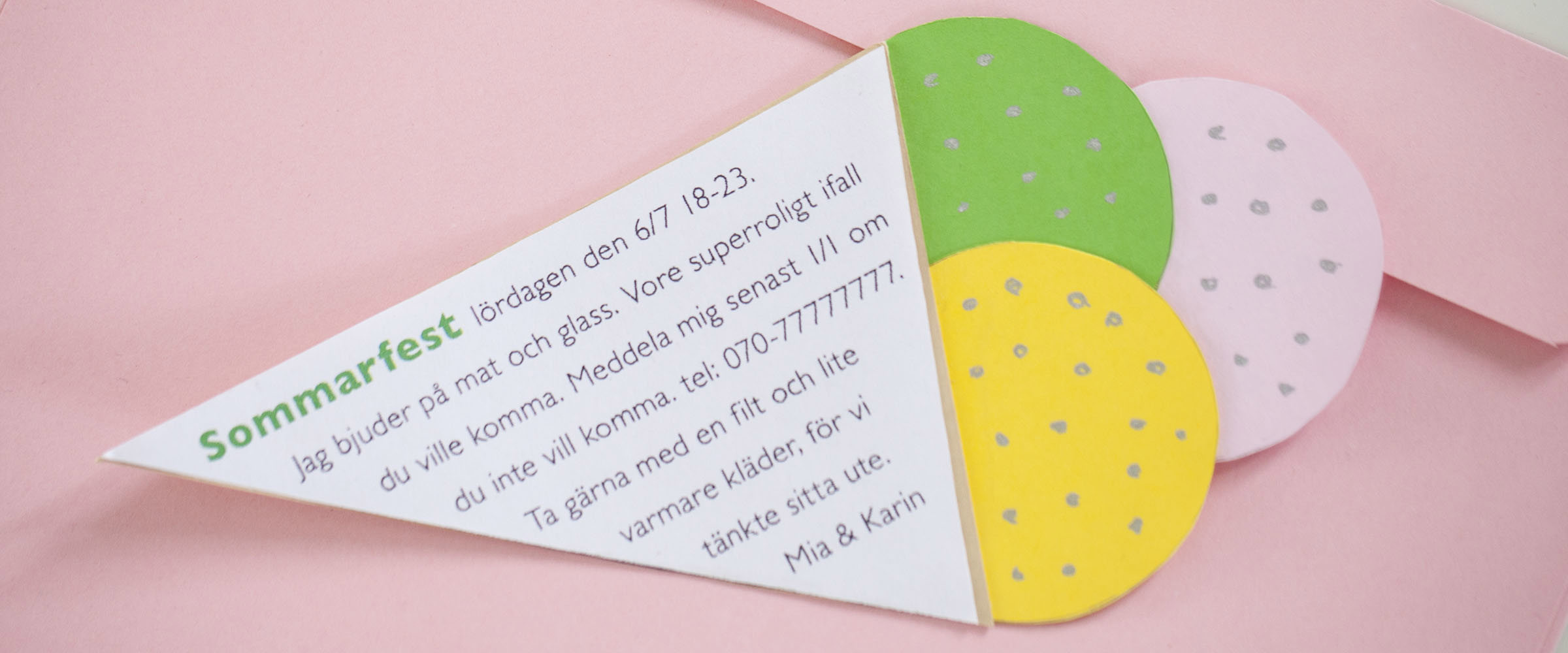 Inbjudningskort kalas