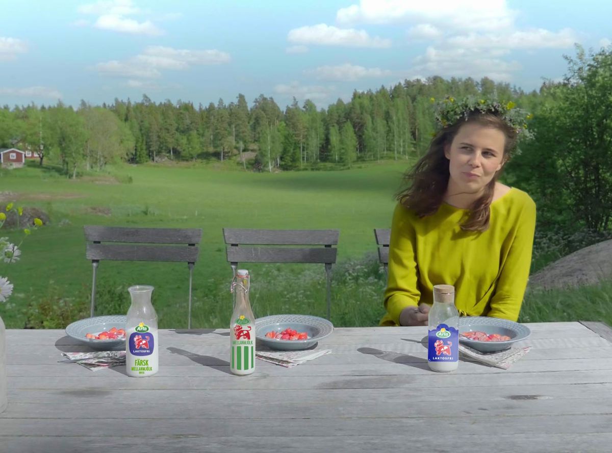 Jordgubbar och Det stora mjölktestet