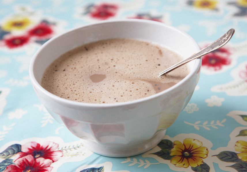Kaffe med chokladmjölk