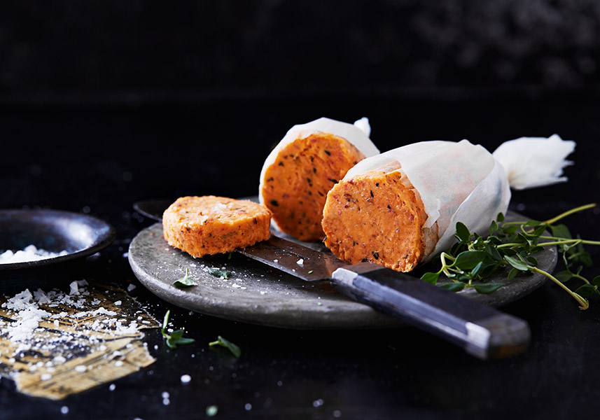 Baconsmör med tomat och timjan