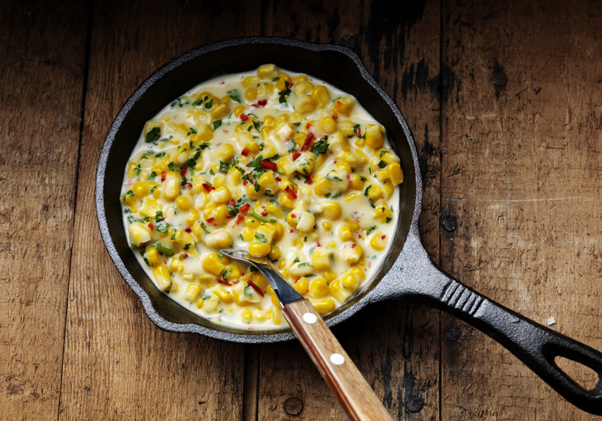 Krämig majs med ost