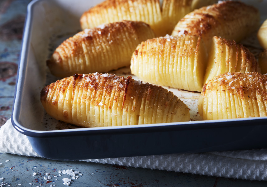 Hasselbackspotatis
