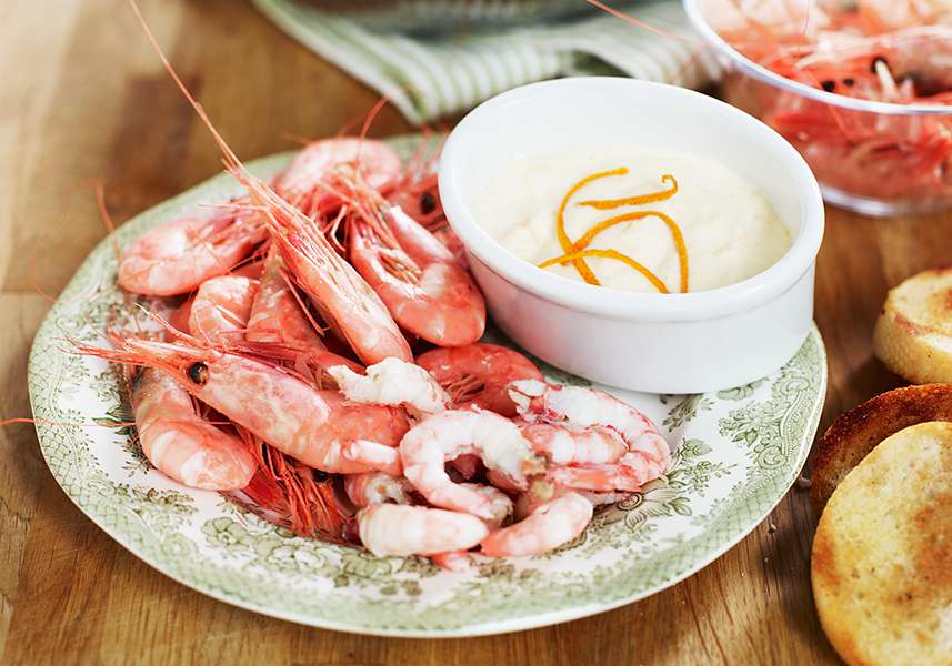 Majonnäs med apelsin och ingefära