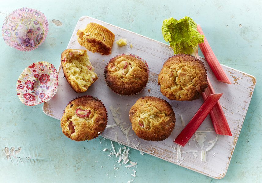 Rabarbermuffins