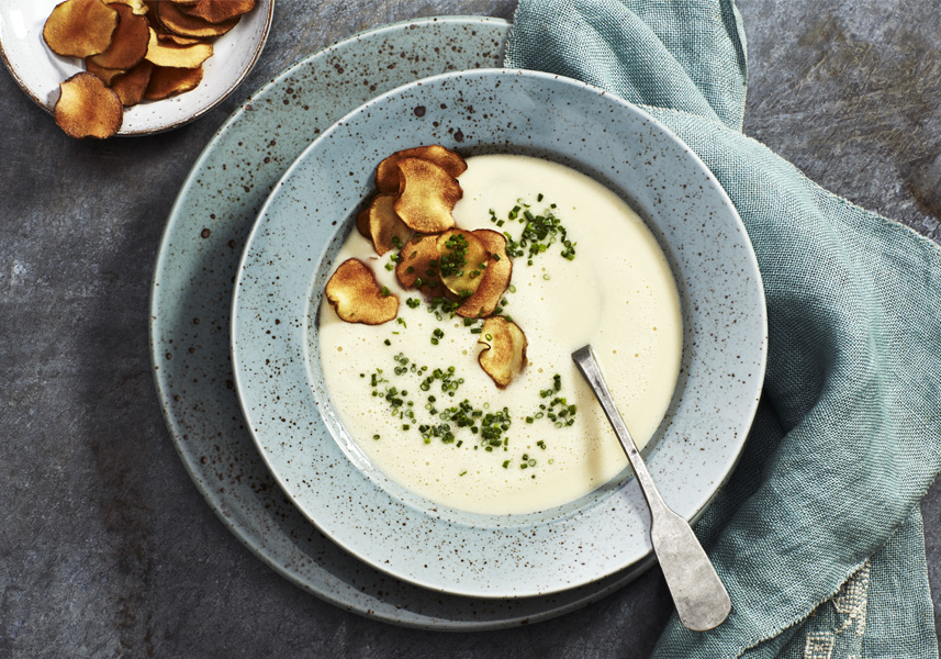 Krämig jordärtskockssoppa