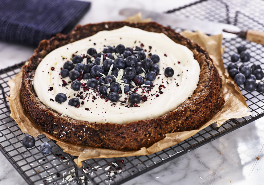 Blåbärskladdkaka
