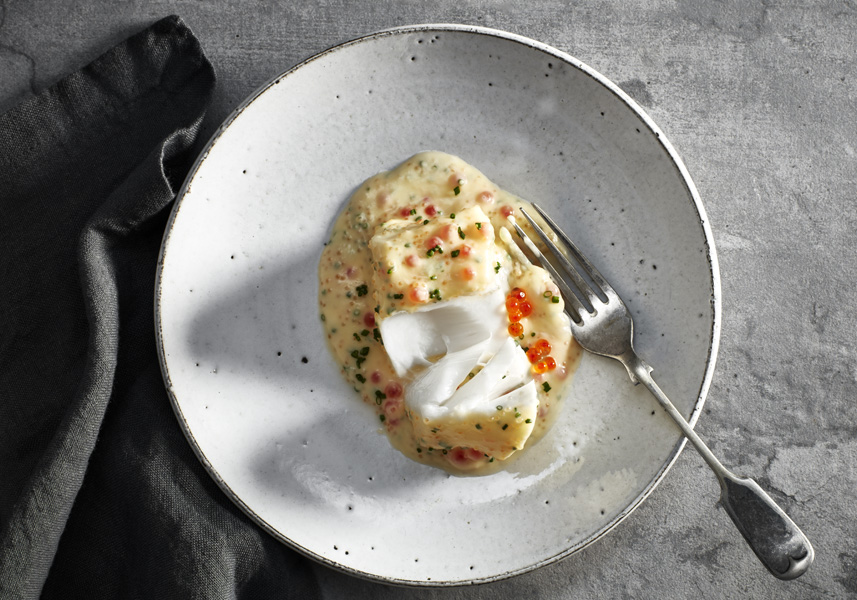 Gräddbakad kyckling med variation på blomkål