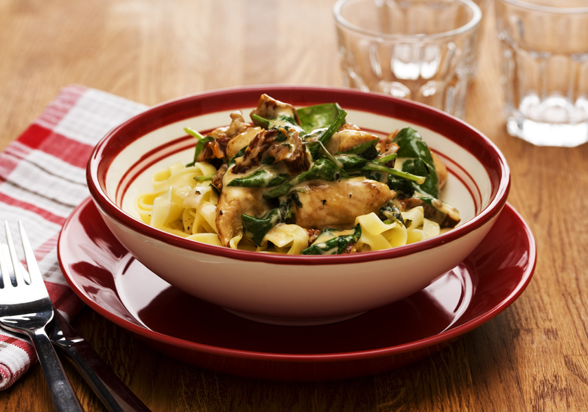 Italiensk kycklingpasta 