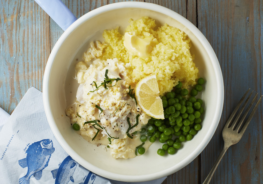 Kokt torsk med äggsås