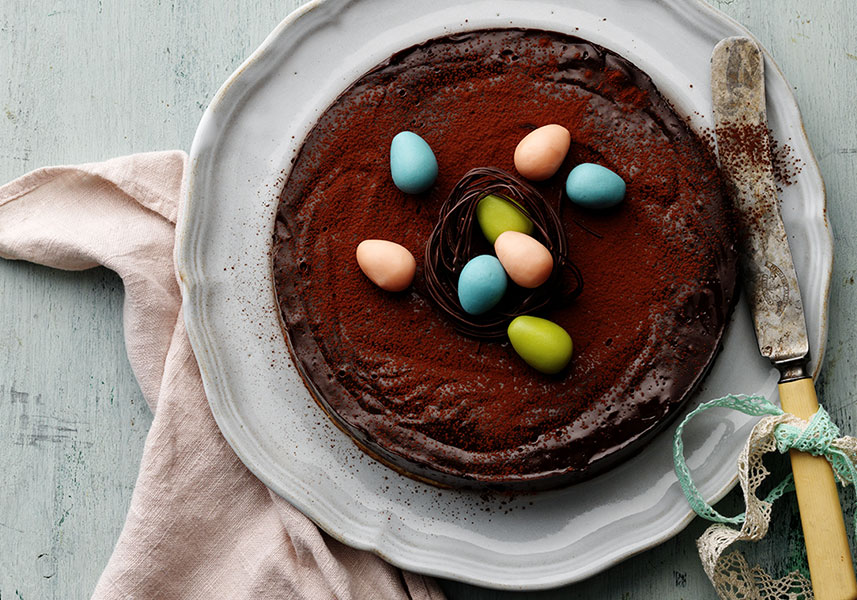 Chokladtårta med mandel