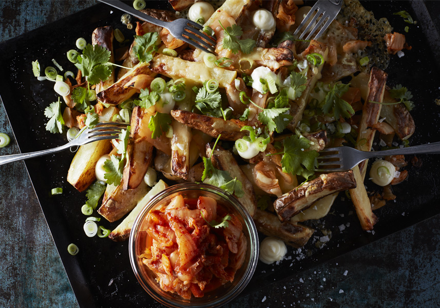 Kimchi country potatoes