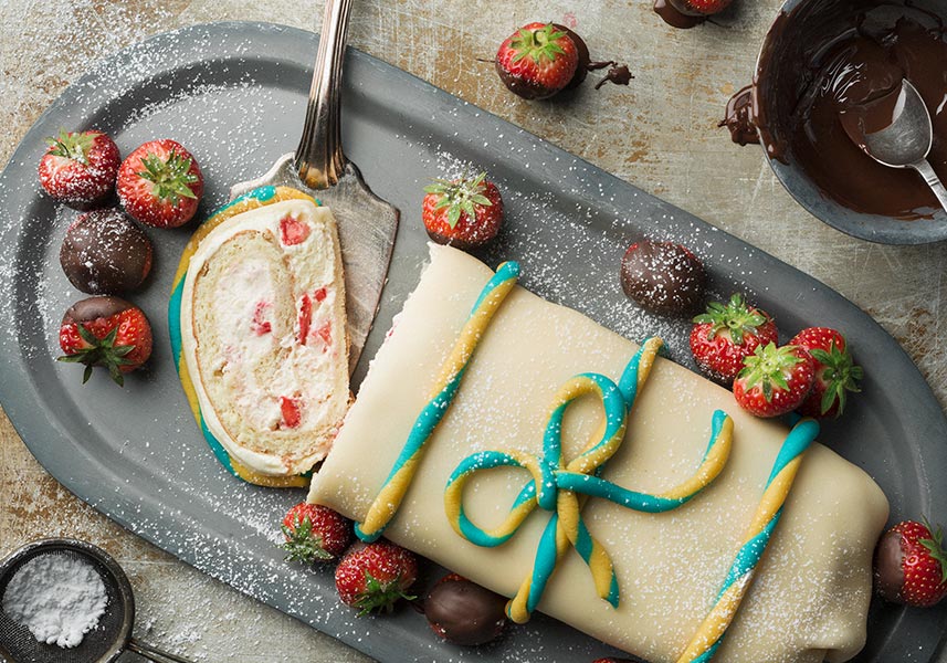 Nationaldagstårtan Sverigerullen