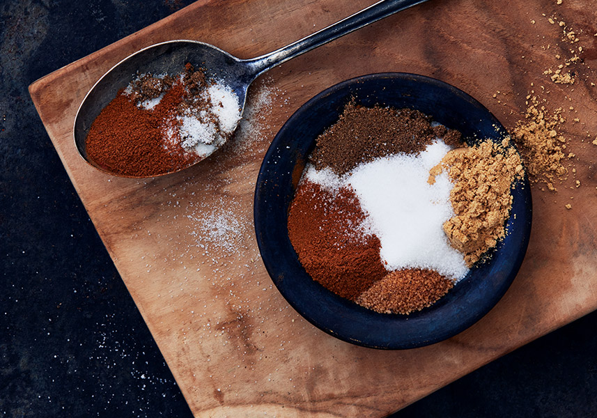 Rub med ingefära och koriander